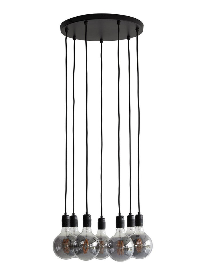 K9 takpendel 7 lys - Svart-Takpendler-Nielsen Light-Svart-NL-467176-Lightup.no