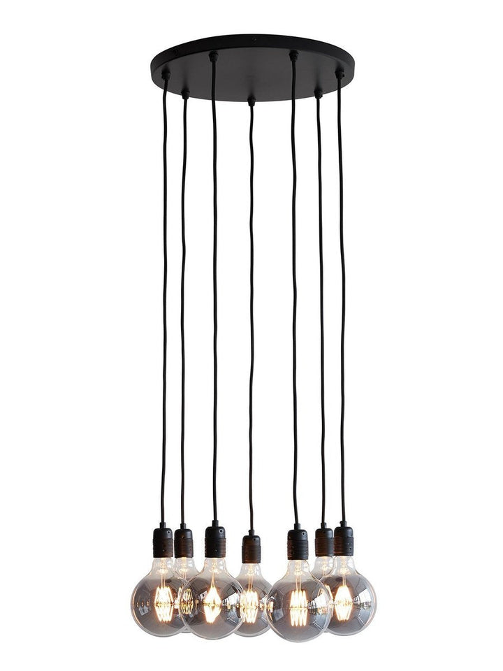 K9 takpendel 7 lys - Svart-Takpendler-Nielsen Light-Svart-NL-467176-Lightup.no