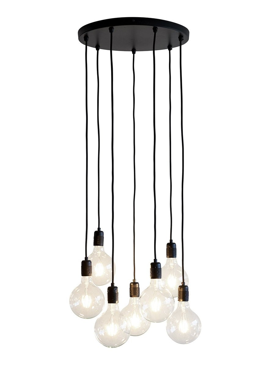 K9 takpendel 7 lys - Svart-Takpendler-Nielsen Light-Svart-NL-467176-Lightup.no
