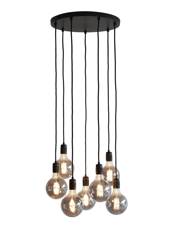K9 takpendel 7 lys - Svart-Takpendler-Nielsen Light-Svart-NL-467176-Lightup.no