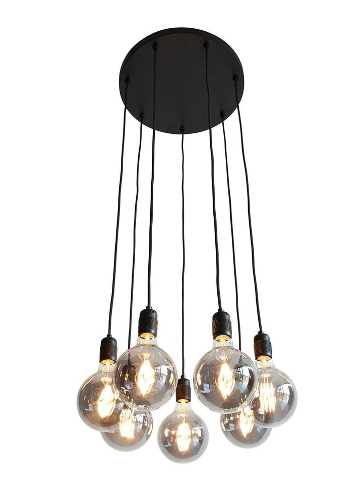K9 takpendel 7 lys - Svart-Takpendler-Nielsen Light-Svart-NL-467176-Lightup.no
