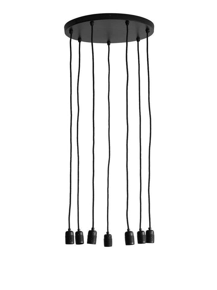 K9 takpendel 7 lys - Svart-Takpendler-Nielsen Light-Svart-NL-467176-Lightup.no