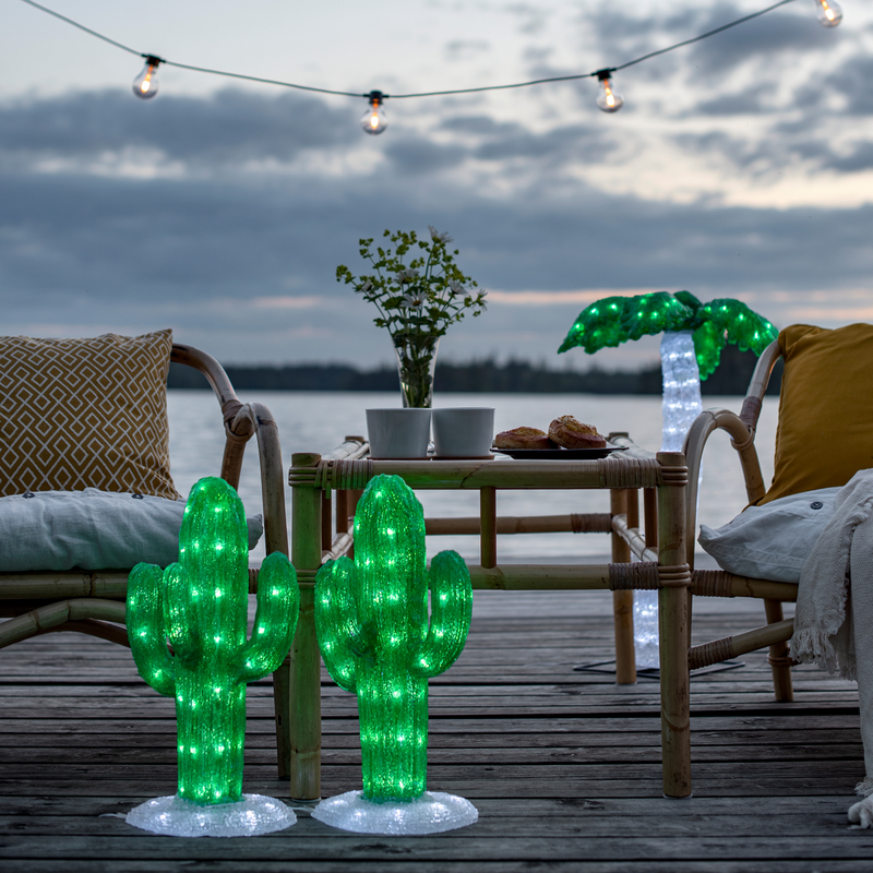 Kaktus, akryl 45 cm-Utebelysning Hagebelysning-Konstsmide-6279-203-Lightup.no