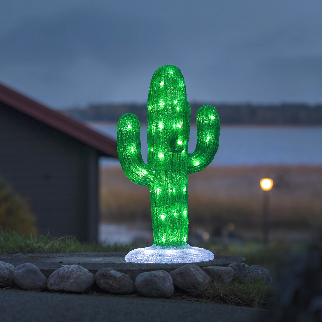 Kaktus, akryl 45 cm-Utebelysning Hagebelysning-Konstsmide-6279-203-Lightup.no