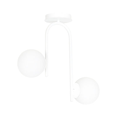 Kalf 2 taklampe - Hvit/Opal-Taklamper-Emibig-1031/2-Lightup.no