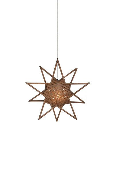 Karin adventsstjerne 45 cm - Brun-Julebelysning adventstjerne-Globen Lighting-154606-Lightup.no