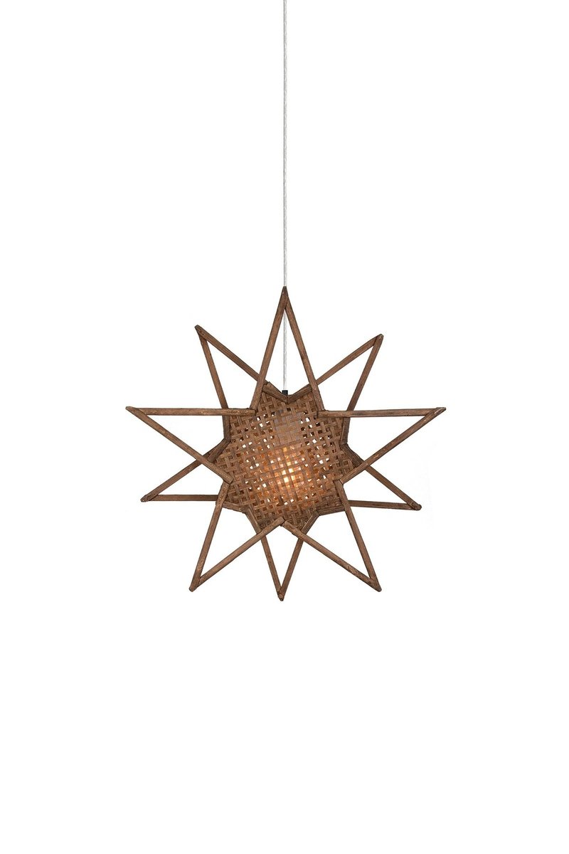 Karin adventsstjerne 45 cm - Brun-Julebelysning adventstjerne-Globen Lighting-154606-Lightup.no