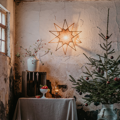Karin adventsstjerne 70 cm - Natur-Julebelysning adventstjerne-Globen Lighting-174620-Lightup.no