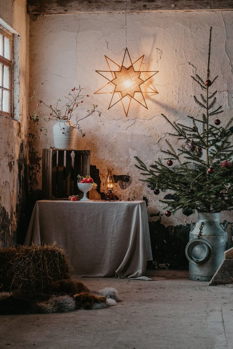 Karin adventsstjerne 70 cm - Natur-Julebelysning adventstjerne-Globen Lighting-174620-Lightup.no