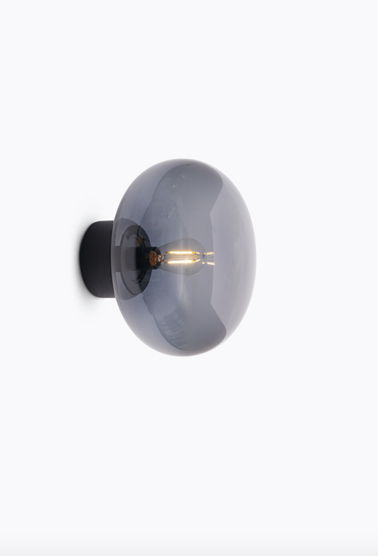 Karl-Johan Vegglampe - Smoke-Vegglamper-New Works-Mørk eik / Røyk-Nes__20321-Lightup.no