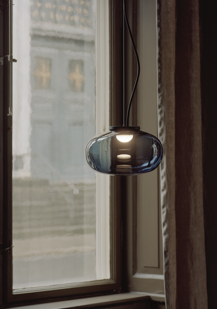 Karl-Johan takpendel - Small - Smoked Glass-Takpendler-New Works-Grå-Nes__20331-Lightup.no