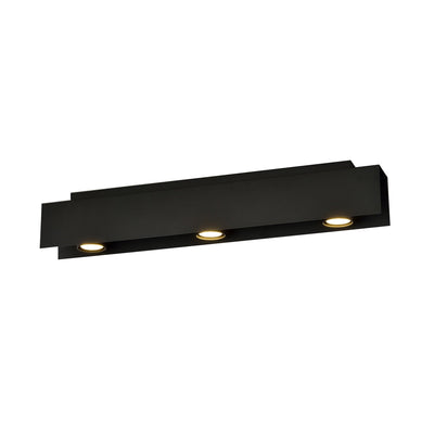 Kenno taklampe 3 lys - Svart-Taklamper-Emibig-1141/3-Lightup.no