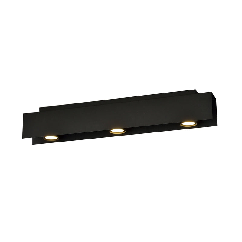 Kenno taklampe 3 lys - Svart-Taklamper-Emibig-1141/3-Lightup.no