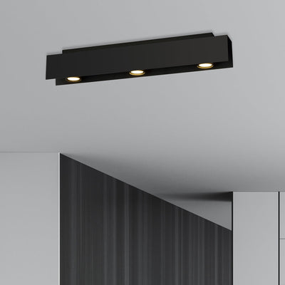 Kenno taklampe 3 lys - Svart-Taklamper-Emibig-1141/3-Lightup.no