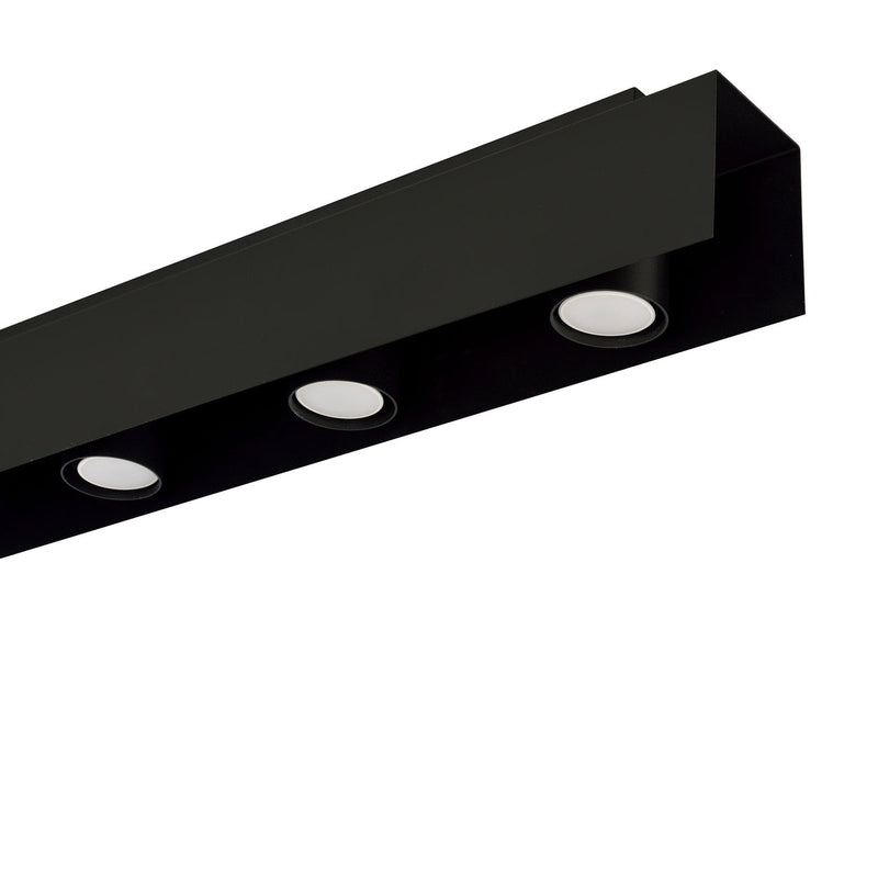 Kenno taklampe 3 lys - Svart-Taklamper-Emibig-1141/3-Lightup.no