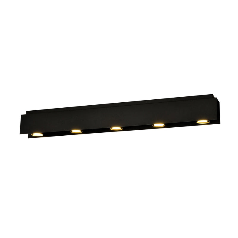 Kenno taklampe 5 lys - Svart-Taklamper-Emibig-1141/5-Lightup.no