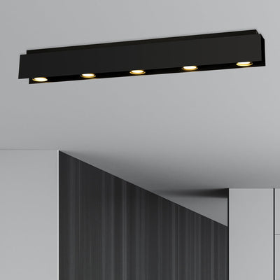 Kenno taklampe 5 lys - Svart-Taklamper-Emibig-1141/5-Lightup.no