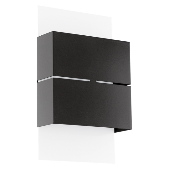 Kibea vegglampe opp/ned utendørs led IP44 - Antrasitt-Utebelysning vegg opp og ned-Eglo-Grå-93254-Lightup.no