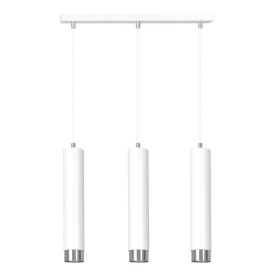 Kibo takpendel 3 lys - Hvit/Krom-Takpendler-Emibig-641/3-Lightup.no