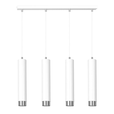 Kibo takpendel 4 lys - Hvit/Krom-Takpendler-Emibig-641/4-Lightup.no