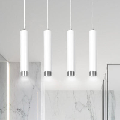 Kibo takpendel 4 lys - Hvit/Krom-Takpendler-Emibig-641/4-Lightup.no