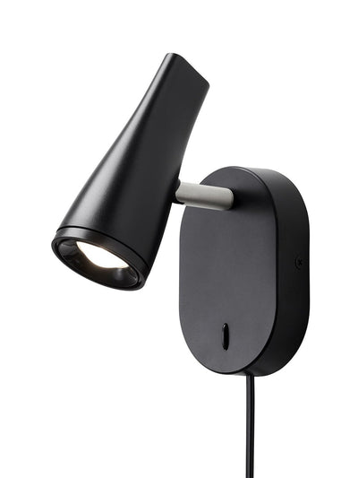 Kile vegglampe 4,5 watt - Svart-Vegglamper-Nielsen Light-NL-381427-Lightup.no