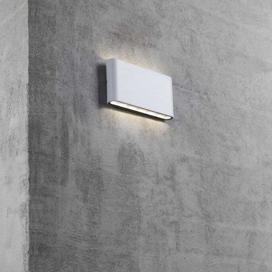 Kinver vegglampe hvit-Utebelysning vegg opp og ned-Nordlux-Hvit-84181001-Lightup.no