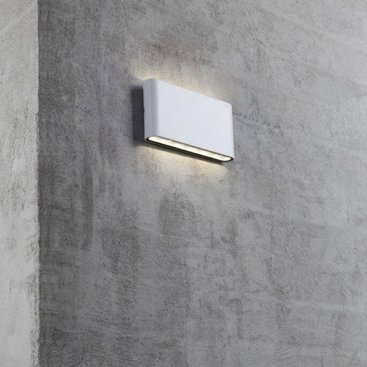 Kinver vegglampe hvit-Utebelysning vegg opp og ned-Nordlux-Hvit-84181001-Lightup.no