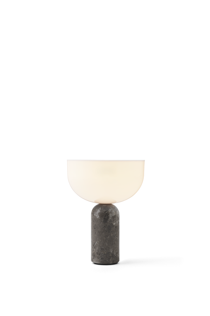Kizu Portable bordlampe - Grå marmor-Bordlamper-New Works-Grå-Nes__21712-Lightup.no