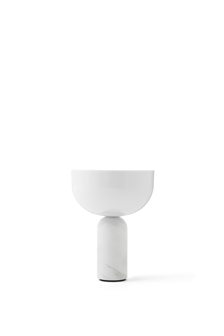 Kizu Portable bordlampe - Hvit marmor-Bordlamper-New Works-Hvit-Nes__21710-Lightup.no