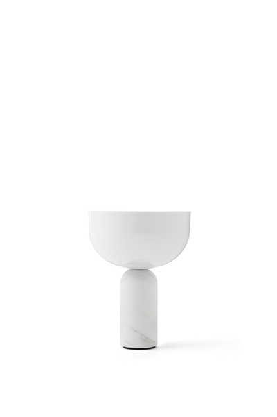 Kizu Portable bordlampe - Hvit marmor-Bordlamper-New Works-Nes__21710-Lightup.no