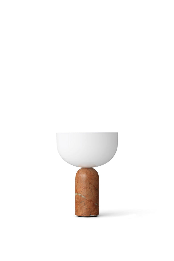 Kizu Portable bordlampe - Rustfarget Marmor-Bordlamper-New Works-Brun-Nes__21713-Lightup.no
