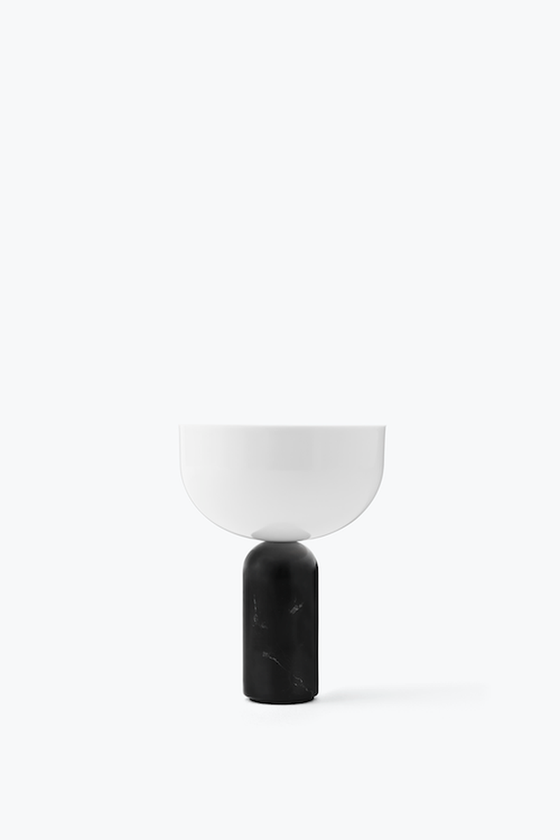 Kizu Portable bordlampe - Svart marmor-Bordlamper-New Works-Svart-Nes__21711-Lightup.no