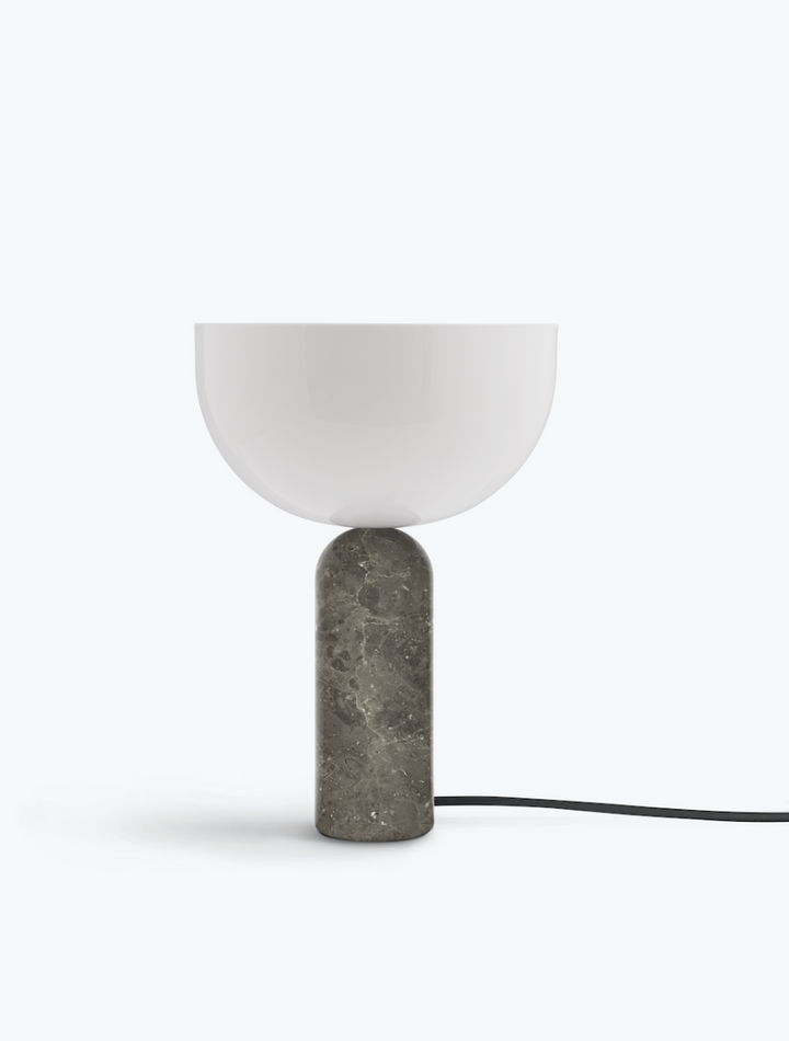 Kizu bordlampe - Gris du Marais Marble - S-Bordlamper-New Works-Nes__20422-Lightup.no