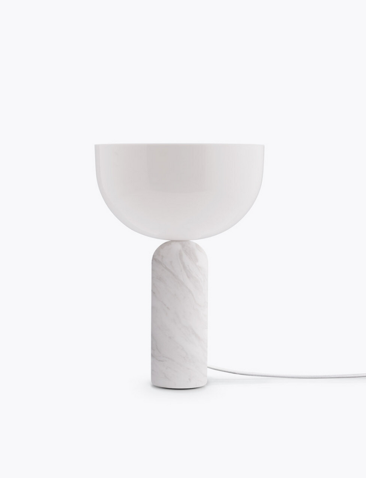 Kizu bordlampe - hvit marmor - S-Bordlamper-New Works-Hvit-Nes__20420-Lightup.no