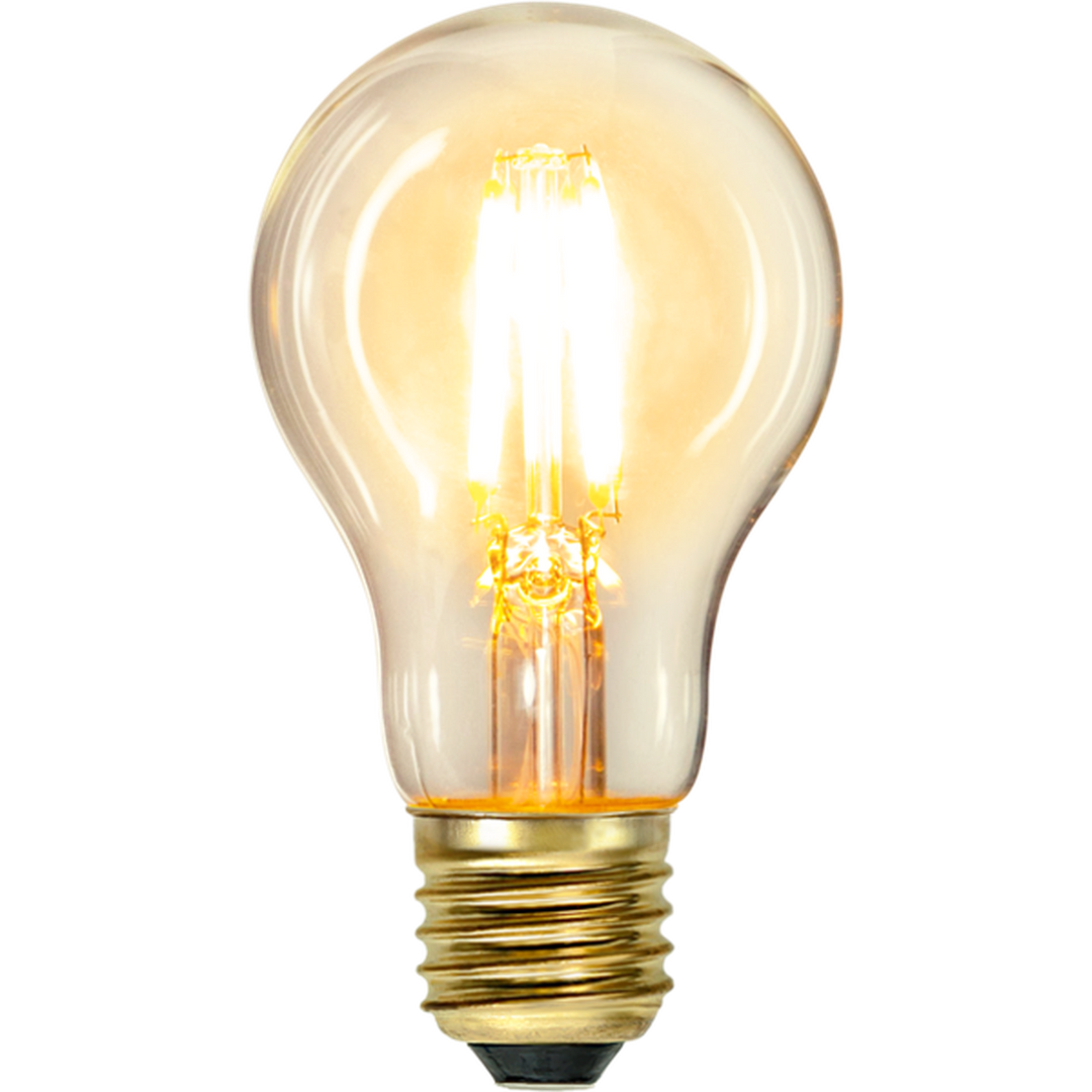Klar Glob LED Filament 2100K 60mm - 4W - dimbar-LED-pære E27 sokkel-Star Trading-353-22-1-Lightup.no