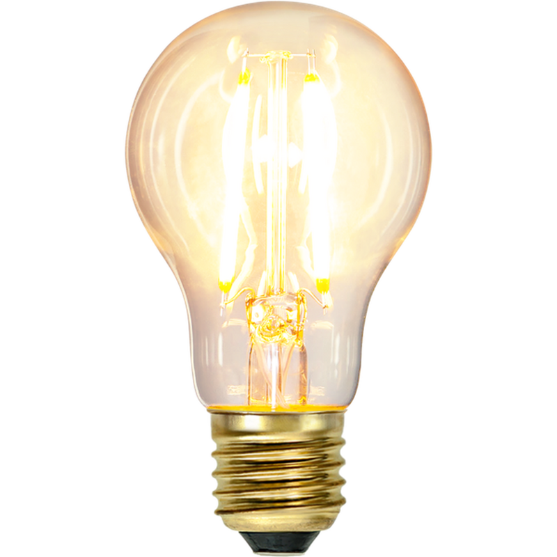 Klar Glob LED Filament 2100K 60mm - 7W - dimbar-LED-pære E27 sokkel-Star Trading-353-23-1-Lightup.no