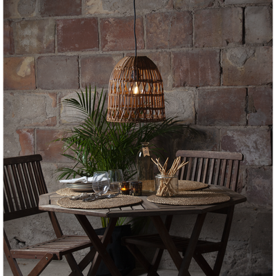 Knute utendørs lampeskjerm 30 cm IP44 - Natur-Utebelysning Hagebelysning-Star Trading-092-05-Lightup.no