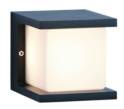 Kocka 11 vegglampe utendørs 10W 3000K IP54 Dimbar - Antrasitt grå-Utebelysning vegg veggskjold-NorDesign-518601120-Lightup.no