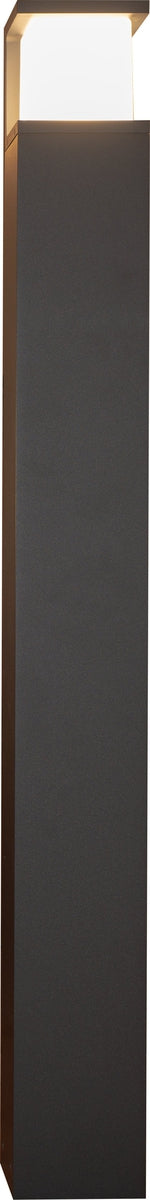 Kocka pullert 90 cm 10W 3000K IP54 - Antrasitt grå-Utebelysning pullert-NorDesign-518609120-Lightup.no