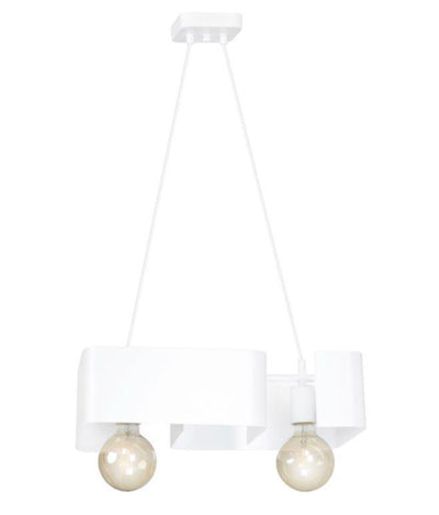 Koma takpendel 2 lys - Hvit-Takpendler-Emibig-631/2-Lightup.no