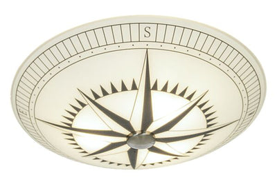 Kompass taklampe 50 - Hvit/svart/stål-Taklamper-Aneta Lighting-16011-15-4-Lightup.no