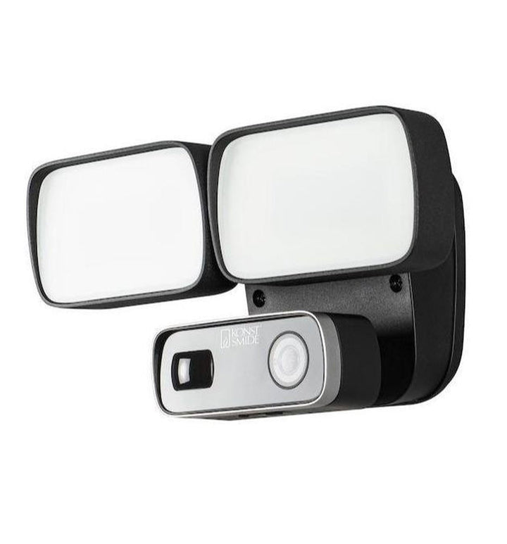Konstsmide Smartlight 24W kamera med Wifi - Svart-Utebelysning Hagebelysning-Konstsmide-7869-750-Lightup.no