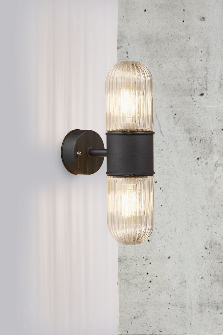 Konyo vegglame utendørs IP54 - Svart-Utebelysning vegg klassisk-Nordlux-Svart-2115301003-Lightup.no