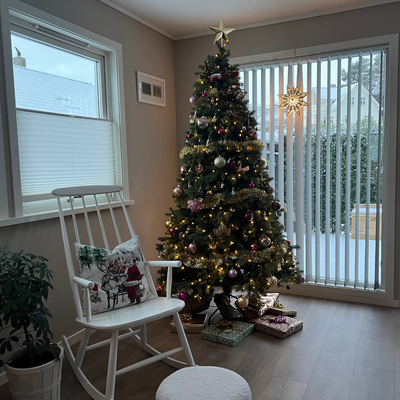 Kunstig juletre 210 cm 40% PE og 60% PVC 500 LED varmhvit-Julebelysning kunstig juletre-Trend Collection-TC-7013-210-Lightup.no