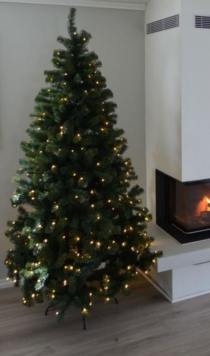 Kunstig juletre med lys 180cm-Julebelysning kunstig juletre-Trend Collection-TC-9306-180-Lightup.no