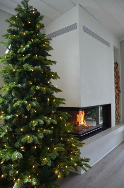 Kunstig juletre med lys 210cm B-vare (stygg emballasje)-Julebelysning kunstig juletre-Trend Collection-TC-9303-210-B-Lightup.no