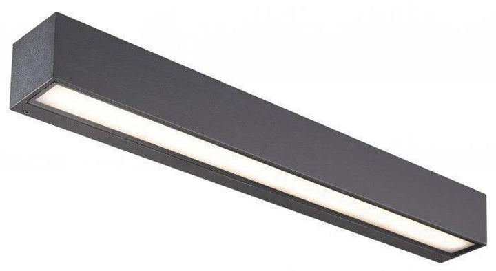 Kyoto 50 cm vegglampe ned - Antrasitt-Utebelysning vegg opp og ned-NorDesign-Grå-512920120v2-Lightup.no