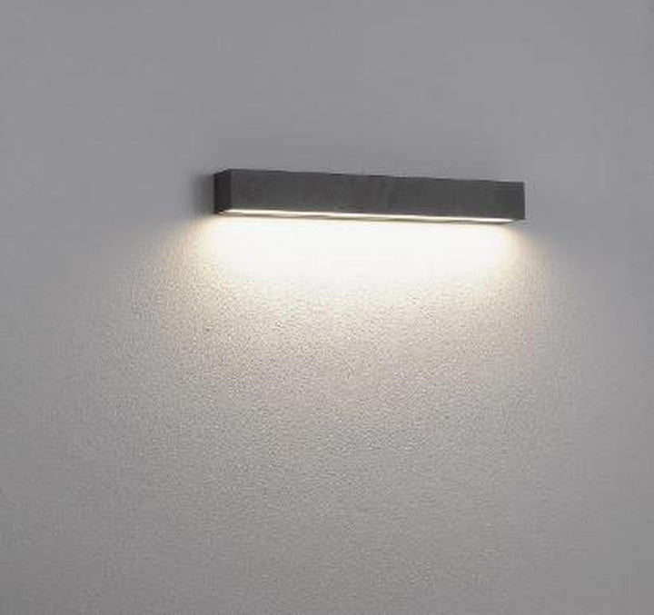 Kyoto 50 cm vegglampe ned - Antrasitt-Utebelysning vegg opp og ned-NorDesign-Grå-512920120v2-Lightup.no