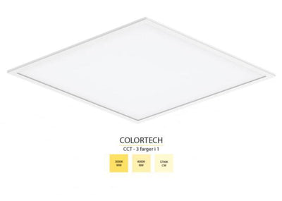 LED Panel 42W Colortech (3000k-4000k-5700k)(595mm×595mm)-LED-panel-Lumens-3600412-Lightup.no
